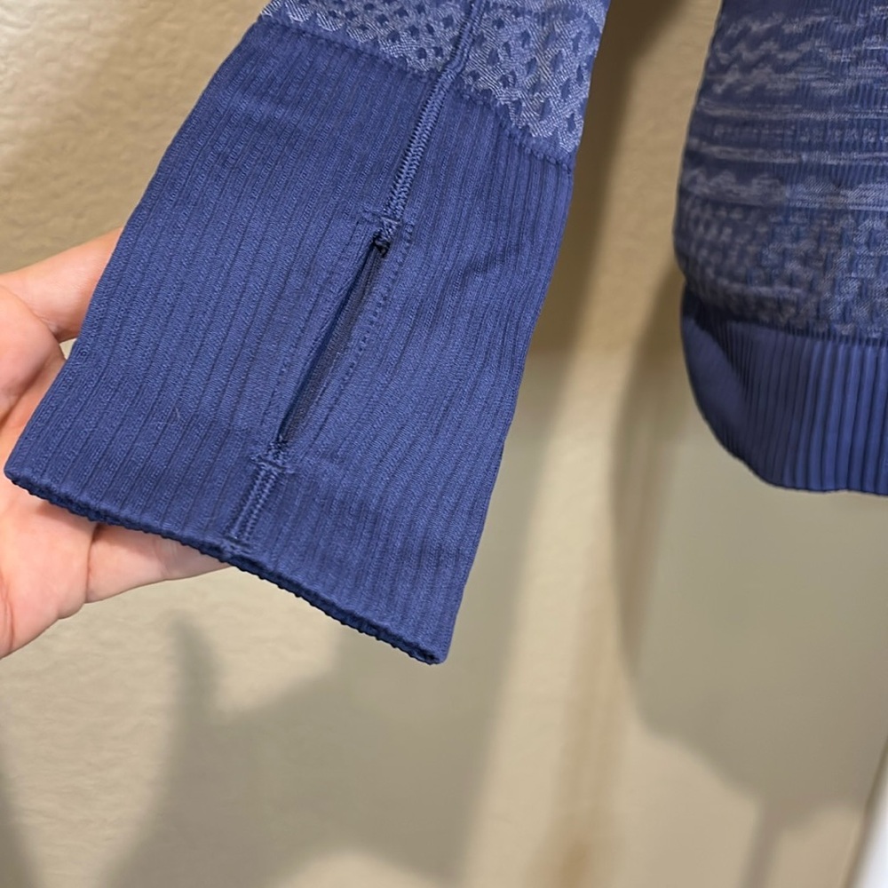 Blue Patterned Hoodie - Picture 5 of 10